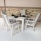 Highwood Usa Weatherly 5pc Square Outdoor Patio Furniture Dining Set AD-DNW44-WHE - alternate 3